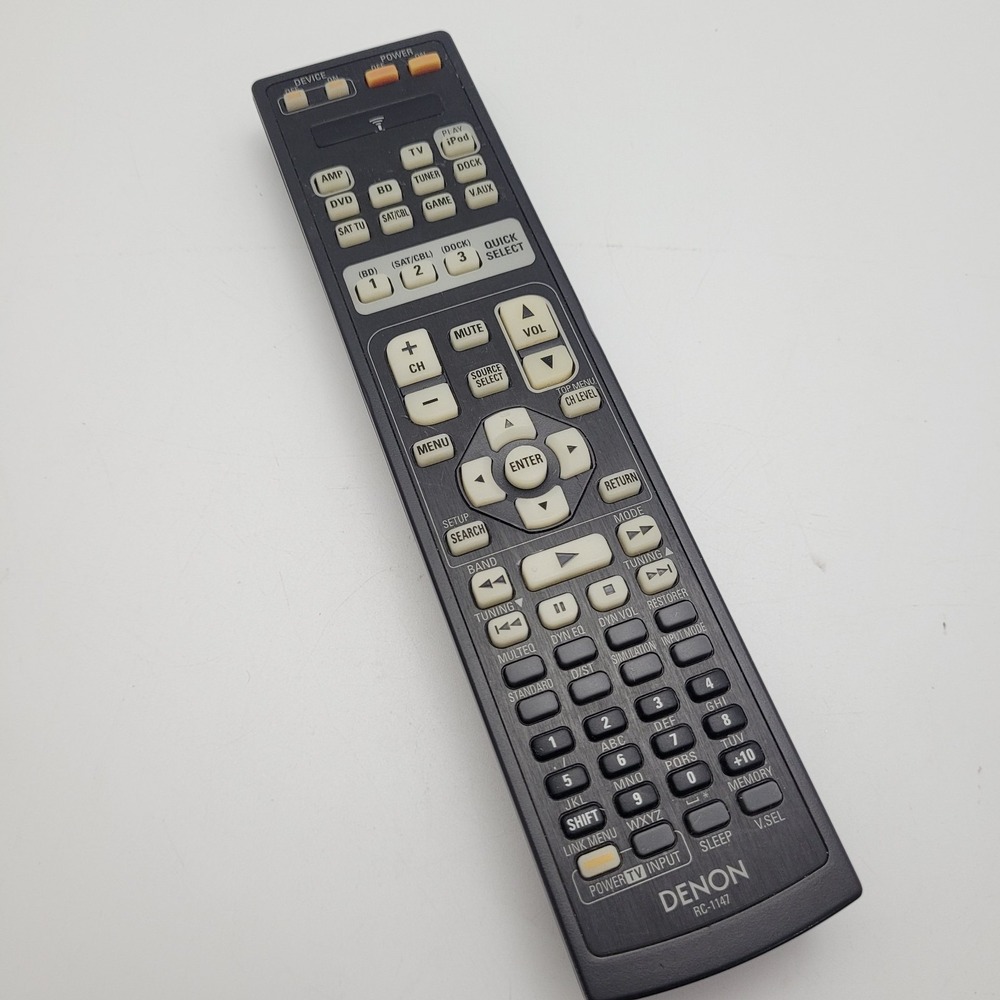 Genuine DENON RC-1147 AV Receiver Remote Tested